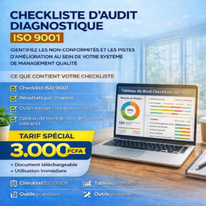 ISO 9001 – Pack Diagnostic SMQ & Suivi des Actions